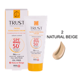 کرم ضد آفتاب رنگی و کنترل چربی بژ طبیعی (پوست مختلط تا چرب) - نحوه استفاده و بافت روی پوست