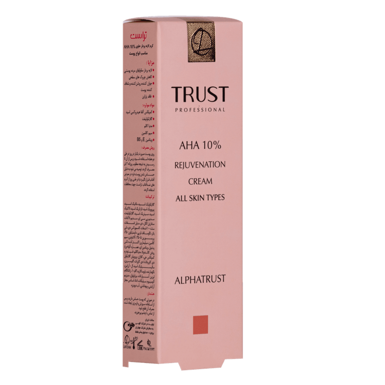 کرم لایه بردار آلفاتراست تراست حاوی 10% تراست / AHA - ترکیبات و مواد تشکیلدهنده
