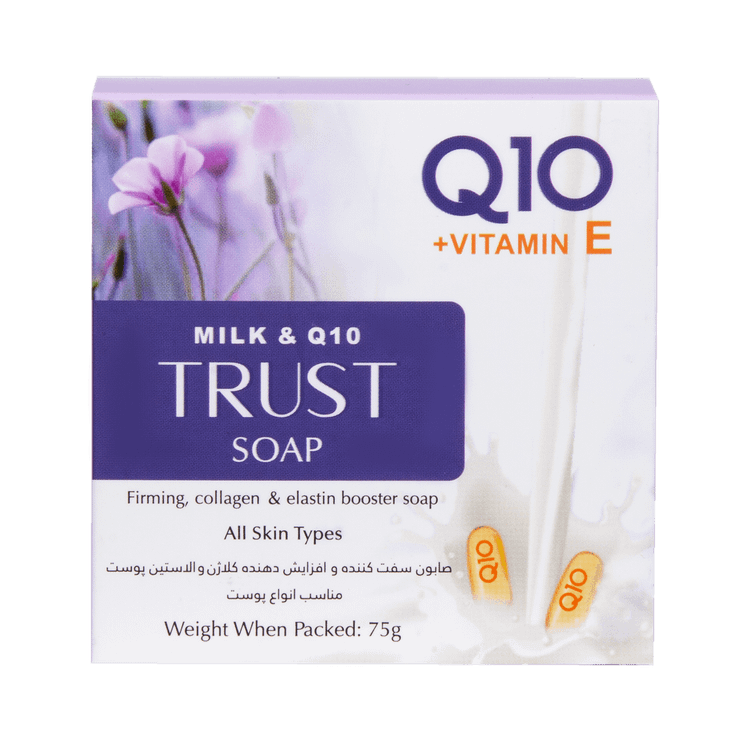 صابون شیر و کیوتن (Q10) تراست تراست - جزئیات نهایی و اطلاعات محصول