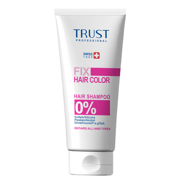 شامپو تثبیت رنگ و ترمیم مو تراست تراست - نمای نزدیک محصول