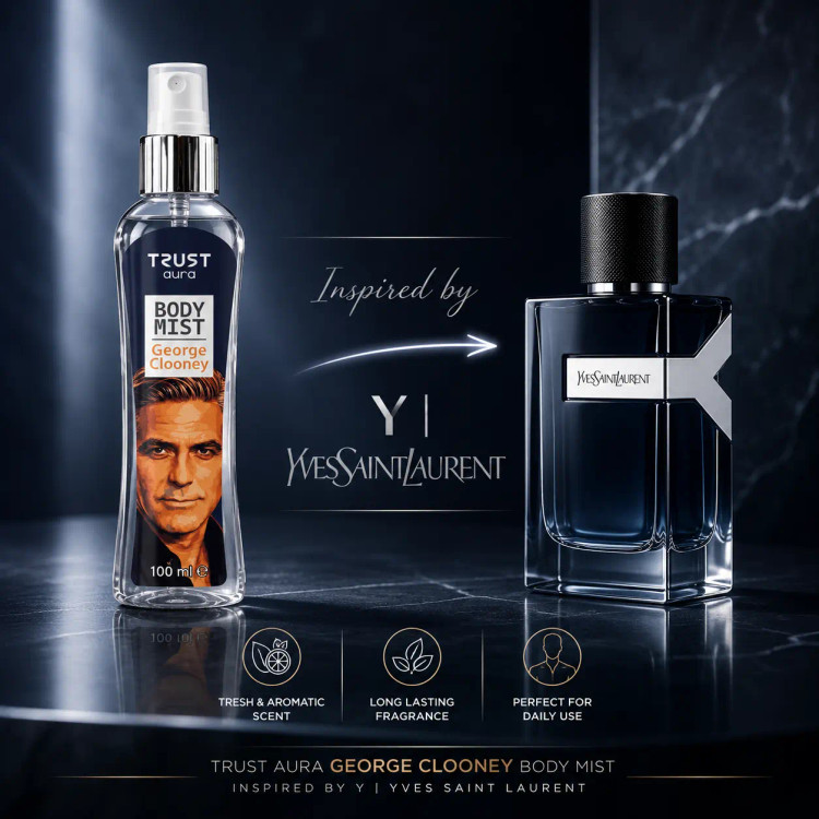 بادی میست مردانه George Clooney تراست اورا با الهام از عطر Y Yves Saint Laurent
