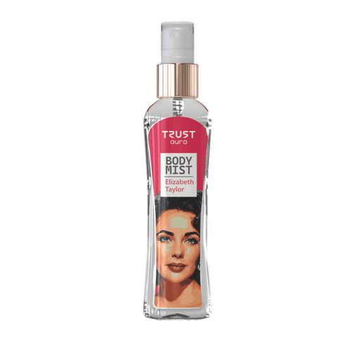 بادی میست زنانه تراست اورا مدل Elizabeth Taylor حجم ۱۰۰ میلیلیتر با رایحه Versace Bright Crystal